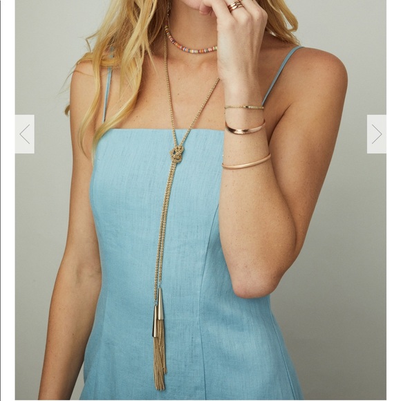 Kendra Scott Phara necklace in rose gold - Picture 4 of 5